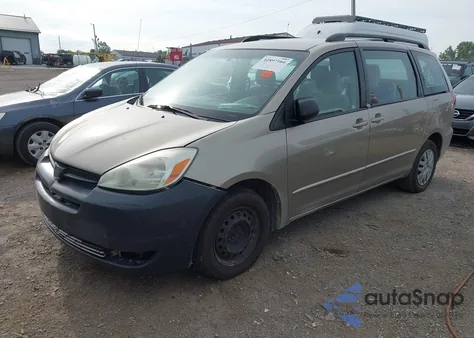2005 Toyota Sienna Ce/Le from USA, damaged, VIN 5TDZA23CX5S257242
